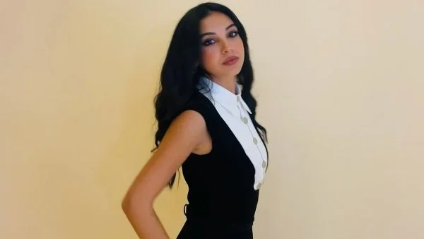 أناقة سلمى أبو ضيف بفستان أسود