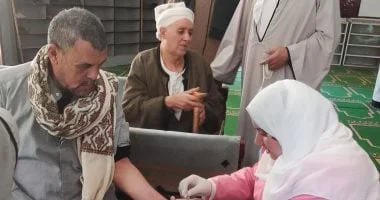 خدمات طبية مجانية لـ 117013 مواطن في كفر الشيخ