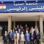 رئيس جامعة المنيا يستقبل فرق مراجعة جودة التعليم