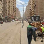 حملة نظافة شاملة في شارع كعبيش بالجيزة
