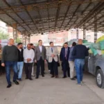 محافظ دمياط يزور شون القمح للاطمئنان على التوريد
