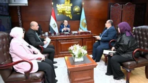 مناقشة الخطة الاستثمارية لمحافظ الغربية