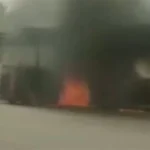 حريق في سيارة أجرة بموقف النواصر بالأقصر
