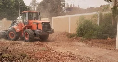حملة نظافة واسعة في قرية الرزيقات بالأقصر