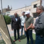زيارة محافظ أسوان لمشروع كورنيش إدفو