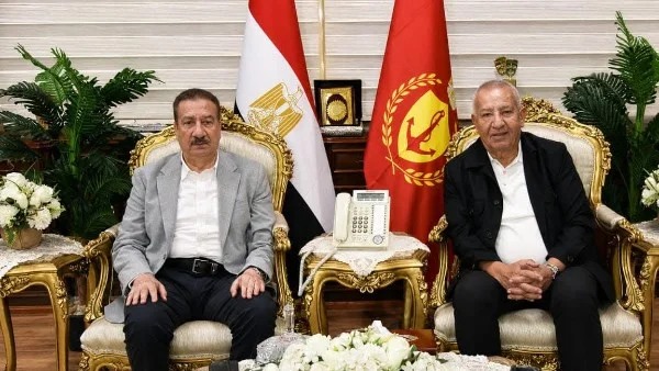 متابعة مشروع استاد النادي المصري في بورسعيد