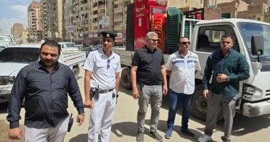 حملة مكبرة في الطالبية لضبط المخالفات وإزالة الإشغالات