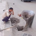 تطهير 136 مطبقًا للصرف الصحي في وسط الإسكندرية