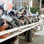 حملات مرورية مكثفة ترفع 233 دراجة نارية من الشوارع
