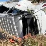 انقلاب ميكروباص في أطفيح يؤدي لإصابة 6 أشخاص