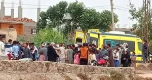 إصابة شخصين في حادث تصادم بالمنوفية
