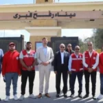 زيارة وزير التجارة الهولندي لمعبر رفح البري