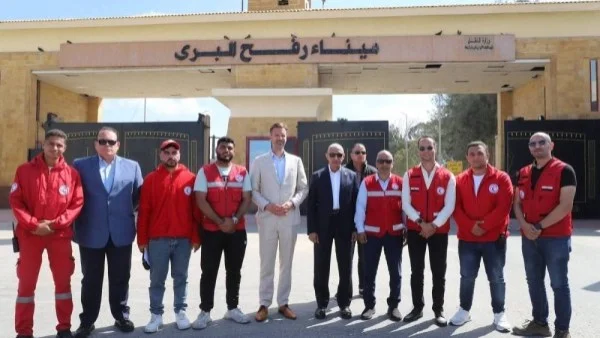 زيارة وزير التجارة الهولندي لمعبر رفح البري