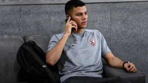 وفاة والد محمد شحاتة لاعب الزمالك