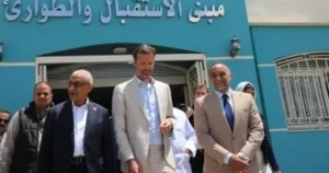 جولة وفد هولندي في مستشفى العريش لدعم المصابين الفلسطينيين