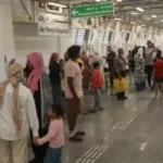 زحام كبير في محطة المونوريل شرق النيل