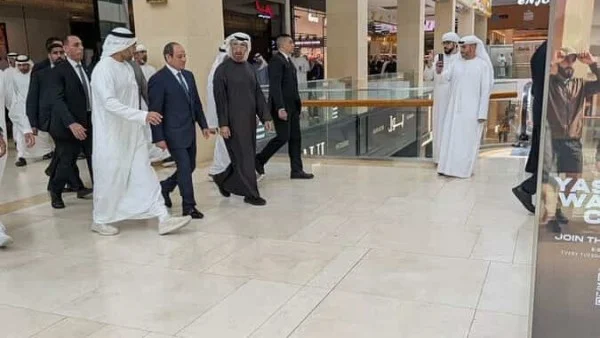 الرئيس السيسي يحظى بترحيب مميز في أبو ظبي