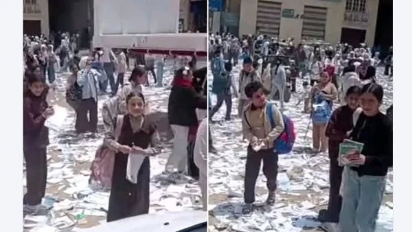 توضيح وزارة التربية حول فيديو تمزيق الكتب في الدقهلية