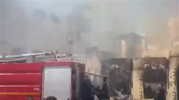 حريق في محل مهجور بالغردقة ومجهودات للسيطرة عليه
