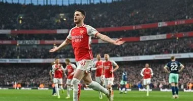 ديكلان رايس أفضل لاعب في الأسبوع بدوري أبطال أوروبا