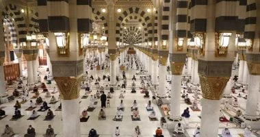 لحظات وداع المدينة المنورة قبل الحج