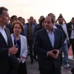 جولة تفقدية للرئيس السيسي مع نظيره الفرنسي في الإسكندرية