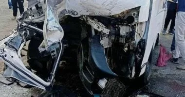 انقلاب سيارة ميكروباص في قنا يؤدي لإصابة 9 أشخاص