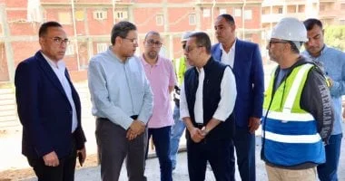 محافظ المنوفية يتفقد مستشفى الشهداء الجديدة