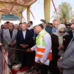 تشغيل كوبرى أبو شوشة بقنا لتحسين حركة المرور