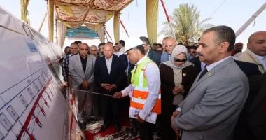 تشغيل كوبرى أبو شوشة بقنا لتحسين حركة المرور