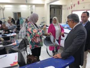 جولة محافظ الدقهلية في مركز تدريب علوم الحاسب الآلي