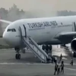 حريق في طائرة تركية بعد هبوطها في نيبال