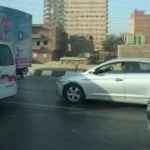 زحام مروري كثيف في شوارع القاهرة والجيزة