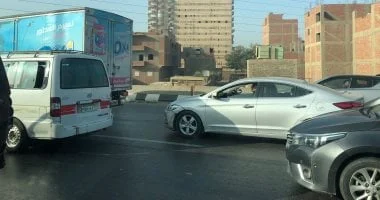زحام مروري كثيف في شوارع القاهرة والجيزة