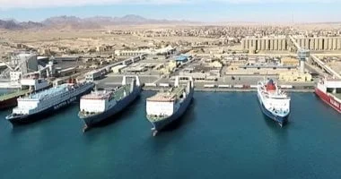 10 آلاف طن بضائع في موانئ البحر الأحمر خلال 24 ساعة