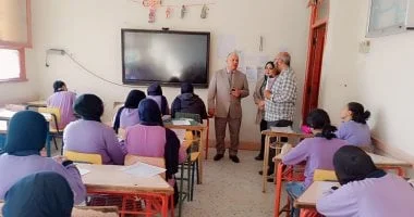 جولة تفقدية لوكيل تعليم الفيوم على مدارس المحافظة
