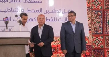 تفقد وزير النقل ومحافظ قنا لمشروعات القطار الكهربائي