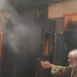 حريق محدود في سوق إسنا السياحي دون إصابات