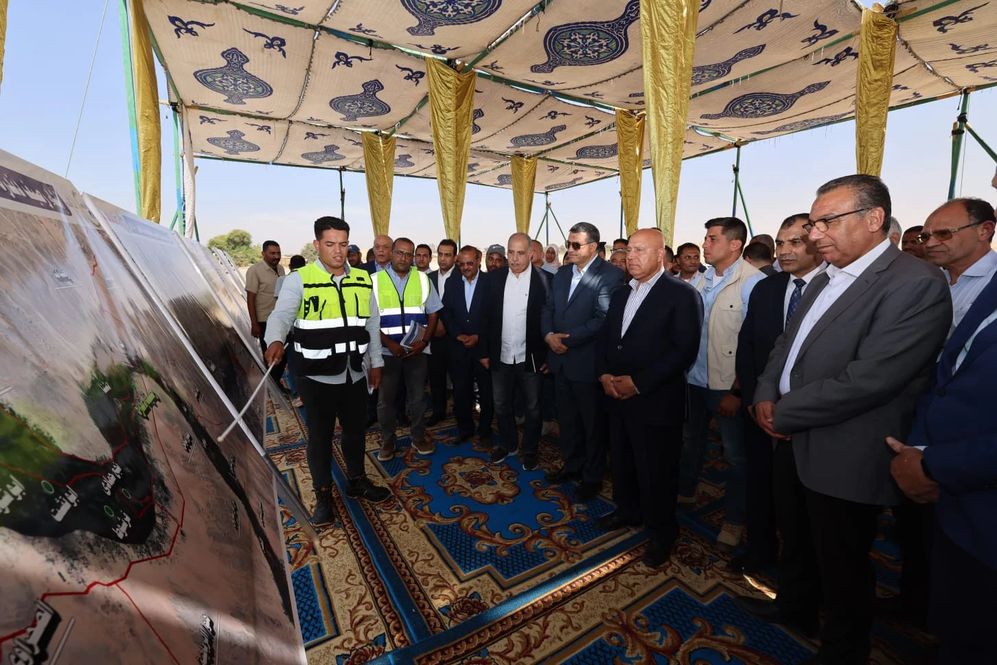 انطلاق التشغيل التجريبي لميناء دندرة بقنا