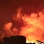 انفجار يدمر مبنى سكنياً في مدينة أراك الإيرانية