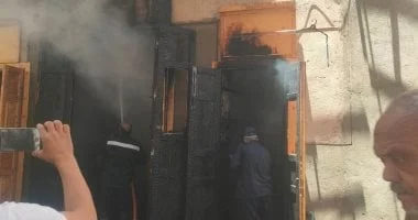 السيطرة على حريق محدود في السوق السياحي بإسنا