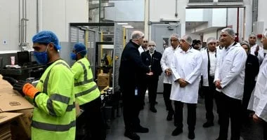 تفقد رئيس الوزراء توسعات مصنع بروكتر آند جامبل مصر
