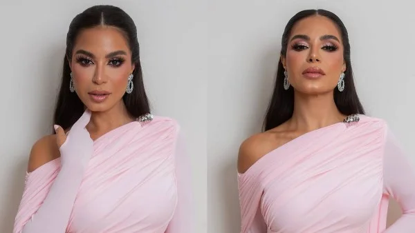 نسرين أمين تتألق في زفاف باسل سماقيه