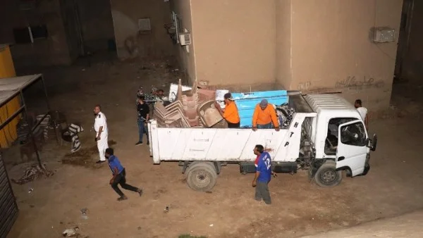 حملات مكثفة لإزالة الإشغالات في أبو الريش بأسوان