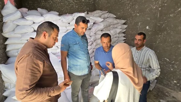 ضبط 20 طن ملح مجهول المصدر بأسيوط