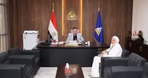 محافظ دمياط يلتقي مدير مديرية التموين الجديدة