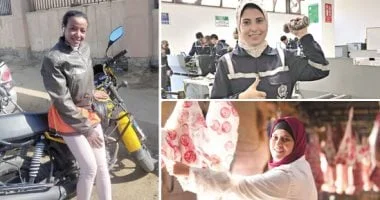 «نساء قويات في وظائف صعبة»