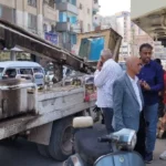 حملة لإزالة الإعلانات المخالفة في بنها