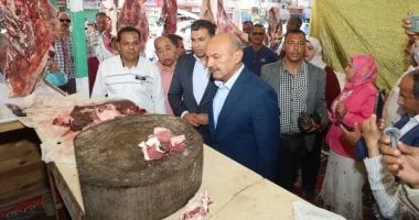 شادر لتوفير اللحوم بأسعار مخفضة في السويس