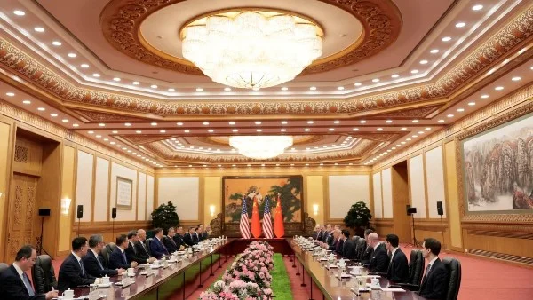 اجتماع حاسم بين الرئيسين الصيني والأمريكي في بكين